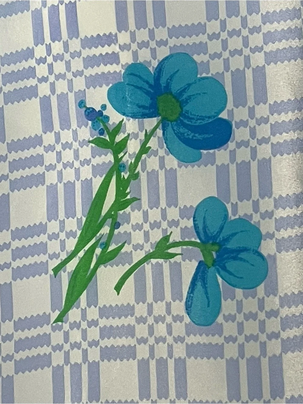 Vintage Adolfo Silk Scarf Delightful Florals 22 In Mint Condition